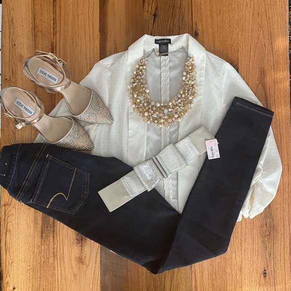 Dark Blue Wash Stretch Jegging Denim Jeans
